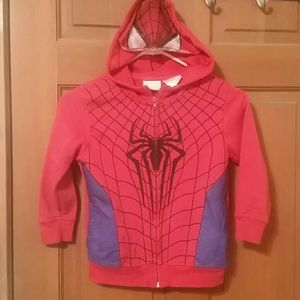 Marvel Spider-Man Masked zip up Sweater